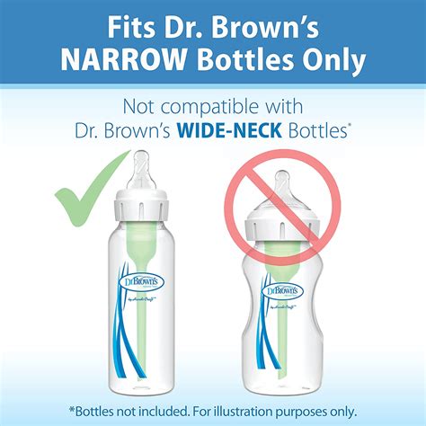 Dr. Brown’s Natural Flow Preemie Flow Narrow Baby Bottle。